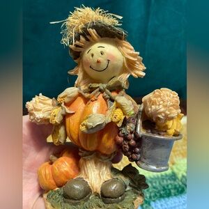 Fall Scarecrow Harvest Friendly Seasonal Decor Autumn